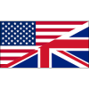 Image: An icon depicting a hybrid US and UK flag. 