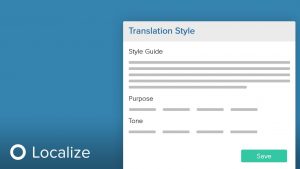 Image: a screenshot of a localization style guide